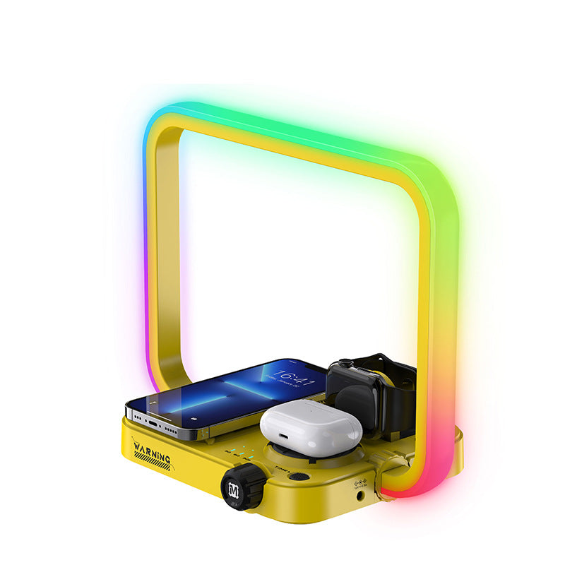 Multifunctional Wireless Charger Small Night Lamp Creative Electronics dealsniper-net Charging Lamp USB
