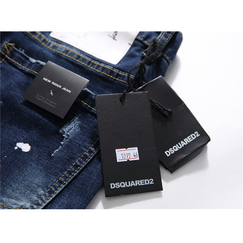 men jeans famous D2 Men slim jeans pants mens denim