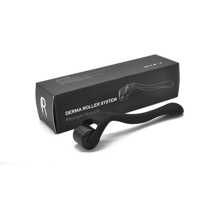 Beard Roller Microneedle Frosted Black Titanium Alloy Needle Men dealsniper-net