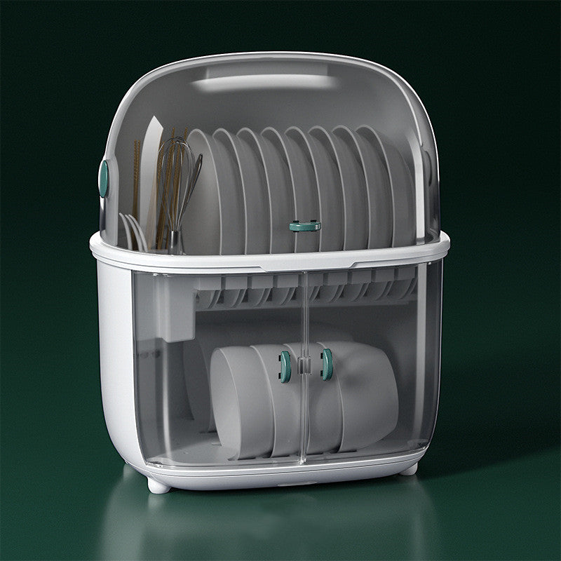 Household Kitchen Dish Storage Rack Disinfection Cabinet Kitchen dealsniper-net Green Disinfection USB