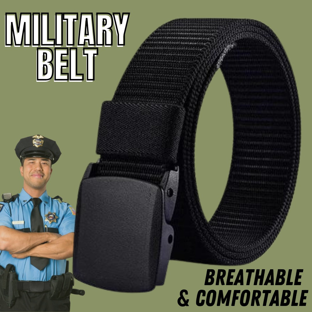 Plastic Cam Buckle Nylon Canvas Tactical Waistband Webbing Military Belt For Men Men dealsniper-net