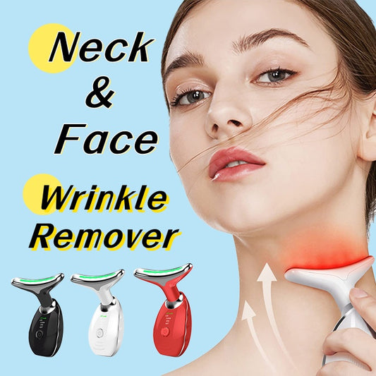 Neck Face Beauty Device Colorful LED Photon Therapy