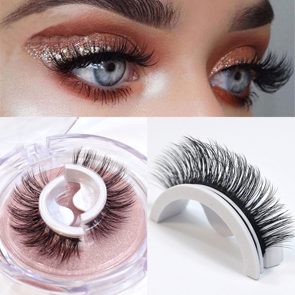 Self-adhesive Reusable Glue-free Eye Lashes With Natural Curl Women dealsniper-net