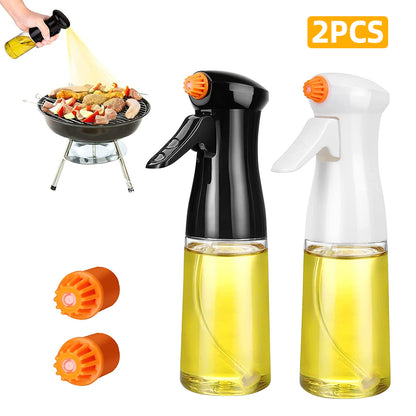 Oil Spray Bottle Glass Kettle Kitchen High-pressure Kitchen dealsniper-net