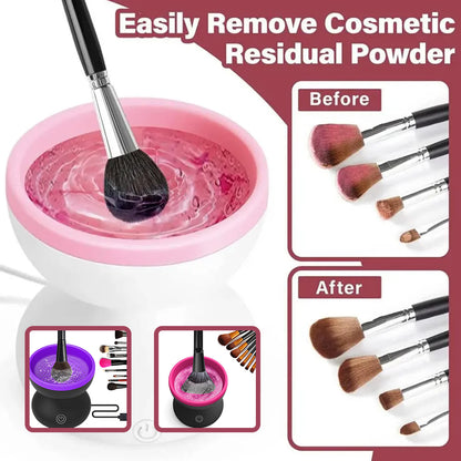 Automatic USB Cosmetic Brush Cleaner Tools