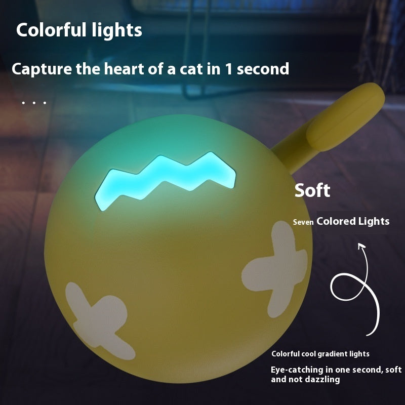 Smart Interactive Cat Toy Ball USB Moving Rolling Ball Pets Gym From House