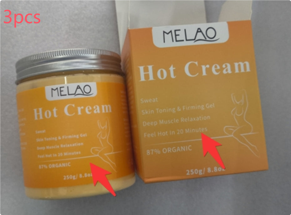 Fat Burner Weight Loss Cream Anti Cellulite Hot Cream Body Beauty Gym From House Photo Color 3PCS