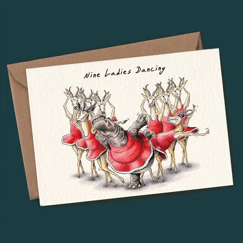 Christmas Advent Greeting Card Gift