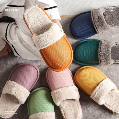 Winter Home Slippers Detachable Washable House Shoes For Women Beauty Gym From House