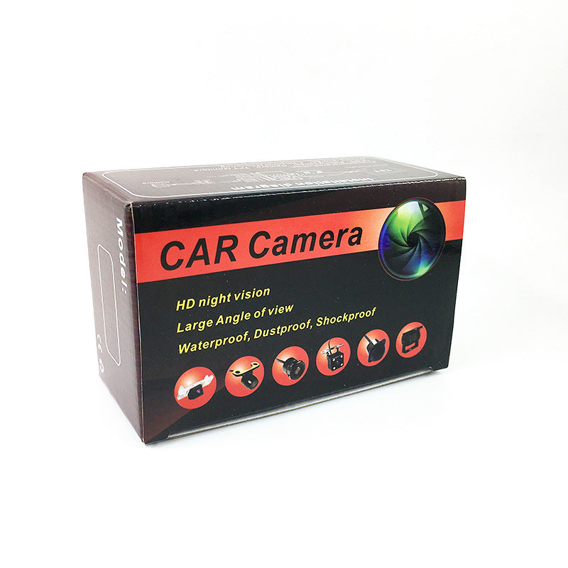 Simple Little Butterfly Reversing High-definition Camera Vehicle dealsniper-net Red Box