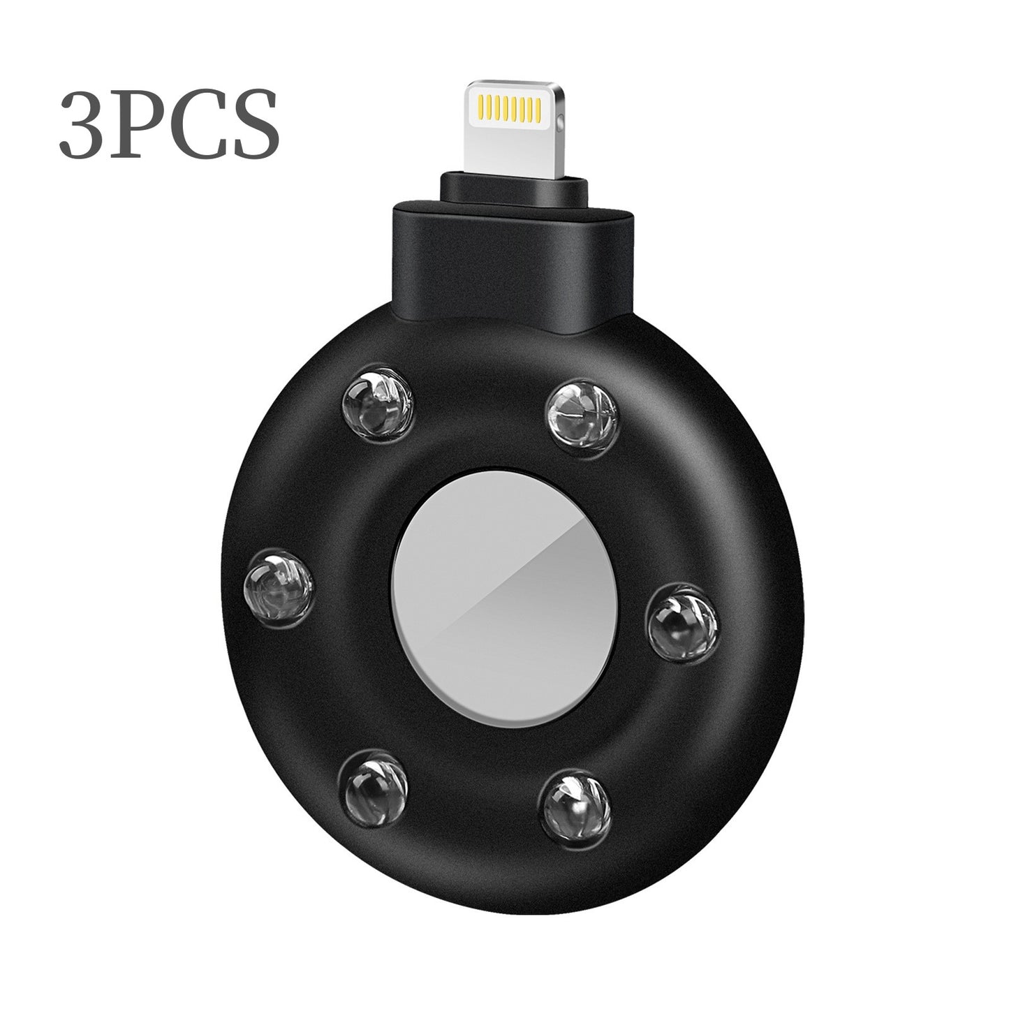 Anti-Sneak Camera Detector Anti-Sneak Detector Gadgets Gym From House Black apple USB 3PCS