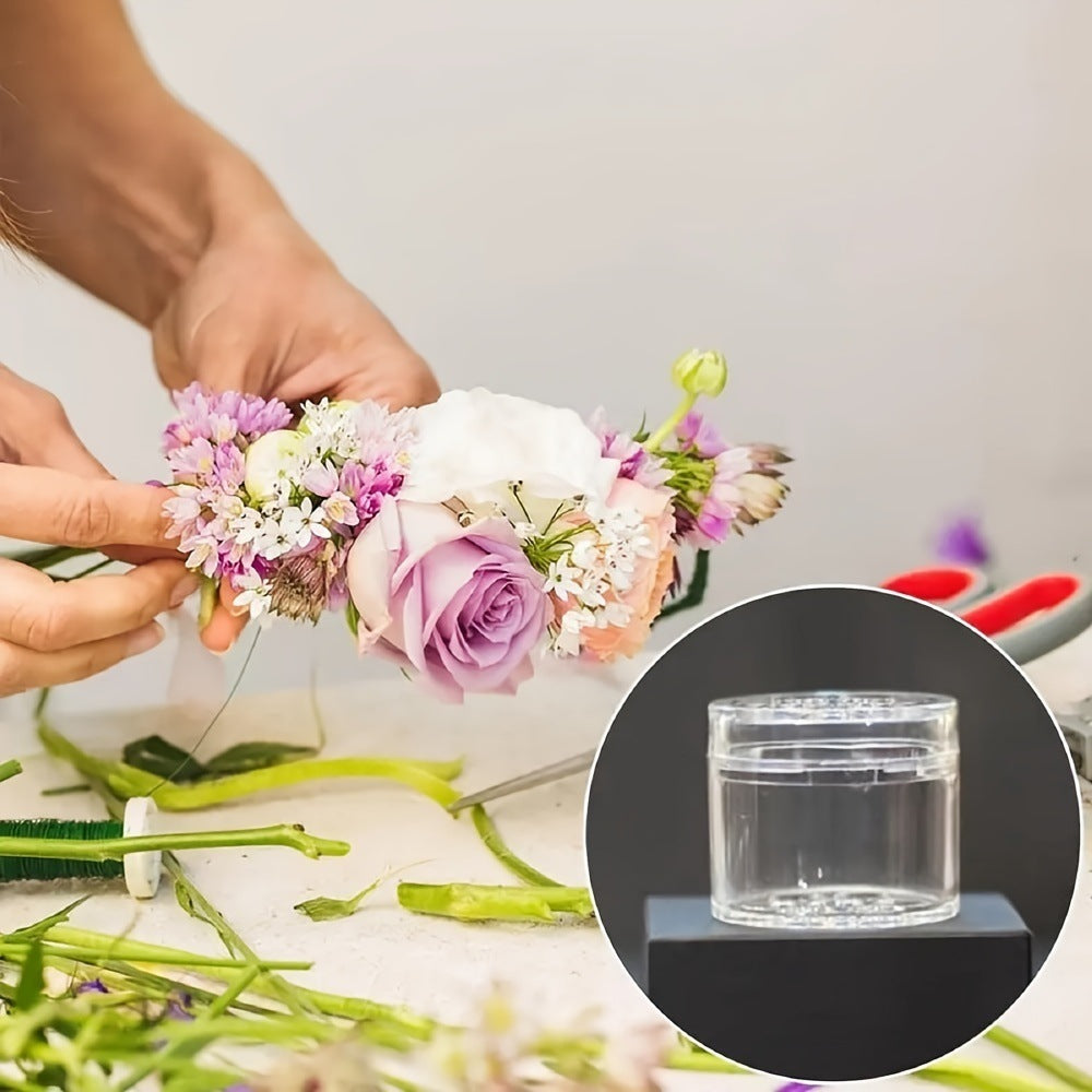 Flower Arrangement Spiral Stem Sturdy Transparent Bracket Garden DealSniper.net