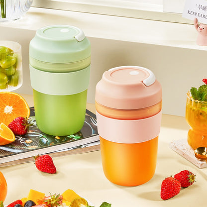 Portable Blender Juicer Cup Rechargeable With 4 Blades For Shakes Kitchen dealsniper-net