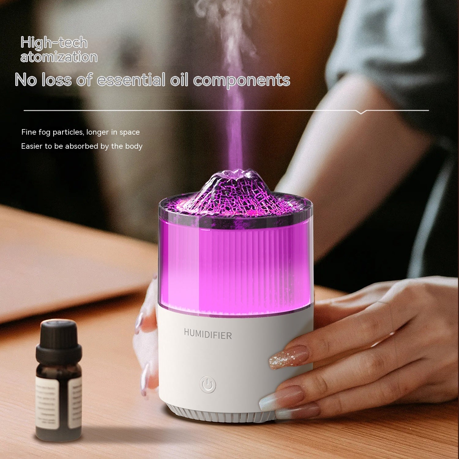 Cool Colorful Aroma Diffuser Small Desktop House dealsniper-net