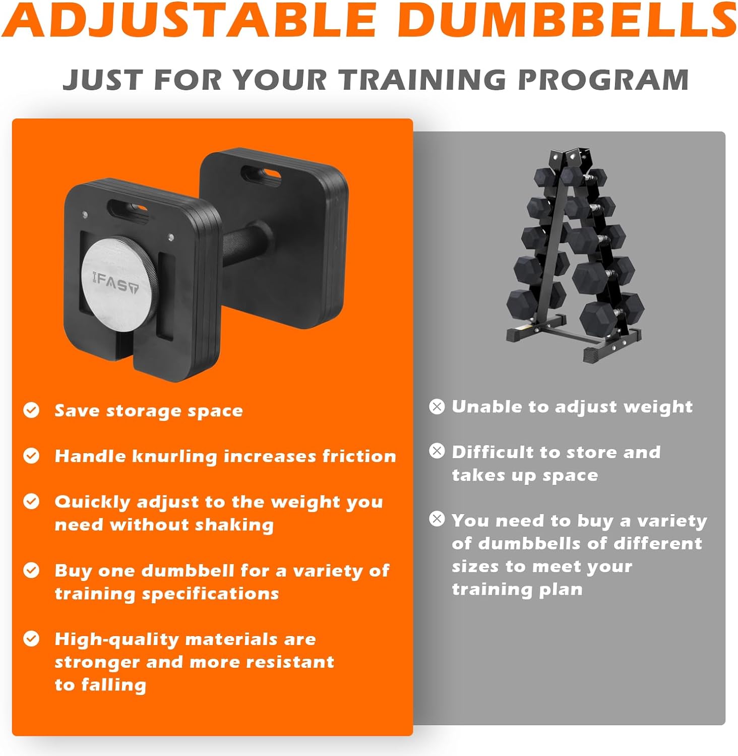 Adjustable Dumbbell 9 In 1 Free Weights For Multiweight Options Jewelry Gym From House