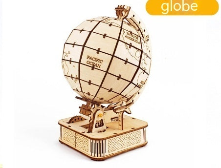 Earth Instrument Puzzle Wooden Assembly Model Educational Toys Kids dealsniper-net