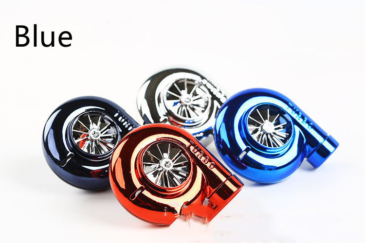 Universal Turbo Car Perfume Modified Rotary Air Outlet Conditioner Aromatherapy Car Vehicle DealSniper.net Blue