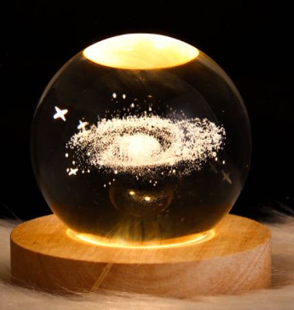 Luminous Crystal Ball Projection Ambience Light Home Decor Gym From House Nebula