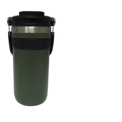 304 Stainless Steel Vacuum Cup With Double Drinking Mouth Design Kitchen DealSniper.net Dark Blue 500ml