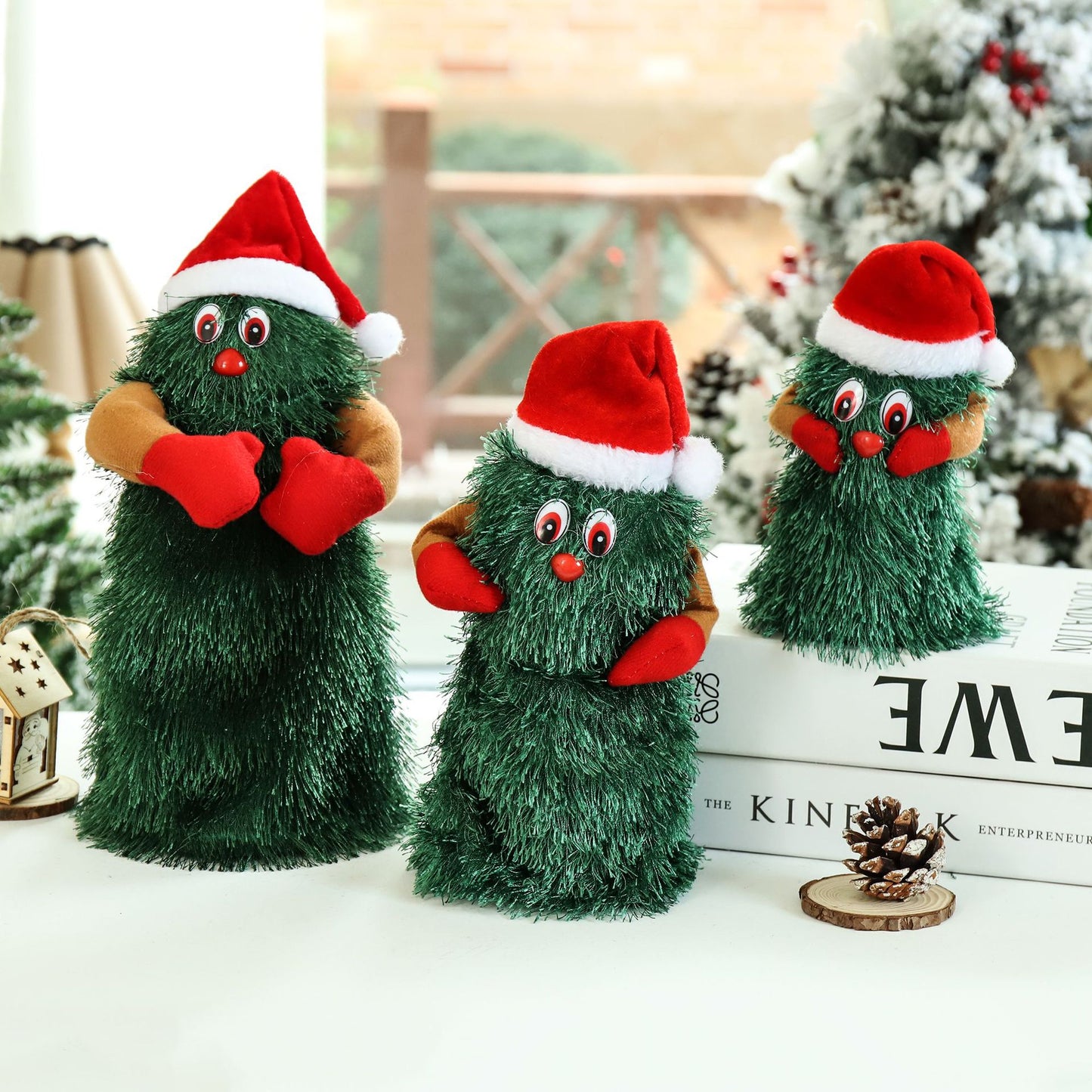 New Electric Toy Electric Plush Toy Doll Funny Cute Christmas Decoration Holidays Gym From House