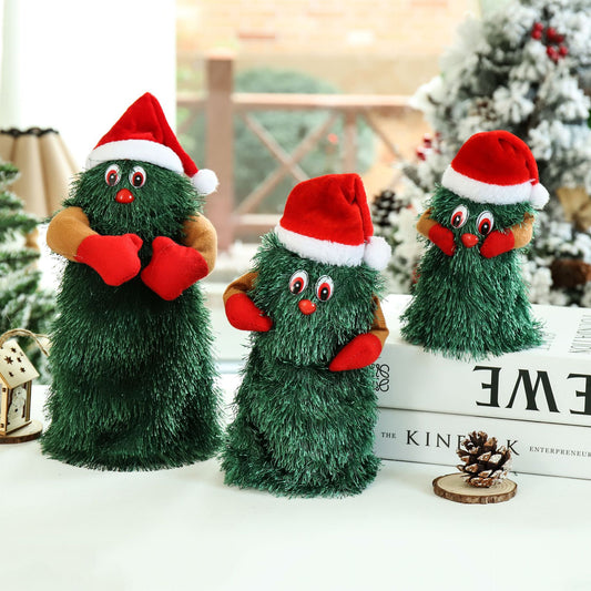 New Electric Toy Electric Plush Toy Doll Funny Cute Christmas Decoration Holidays Gym From House