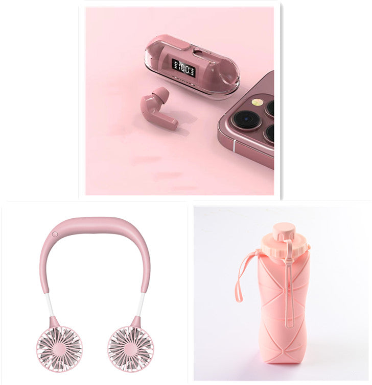 Wireless Bluetooth Headset 5.3 In-Ear Gadgets dealsniper-net Pink Set