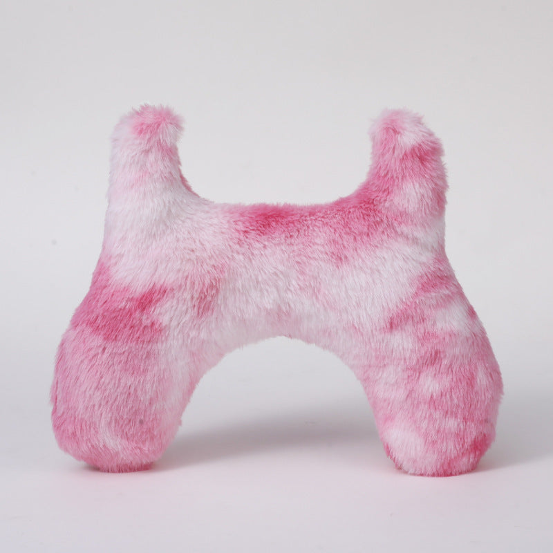 Pet Pillow Super Soft Tie-dyed Plush Cat Supplies Pets DealSniper.net Little Devil Style Pink