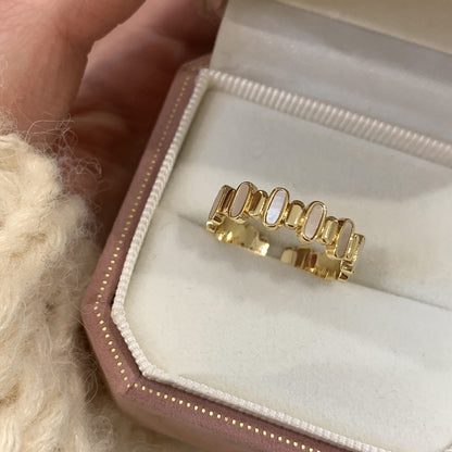 Simple Zircon Plain Ring Women's Niche Light Luxury Jewelry Gym From House J3885