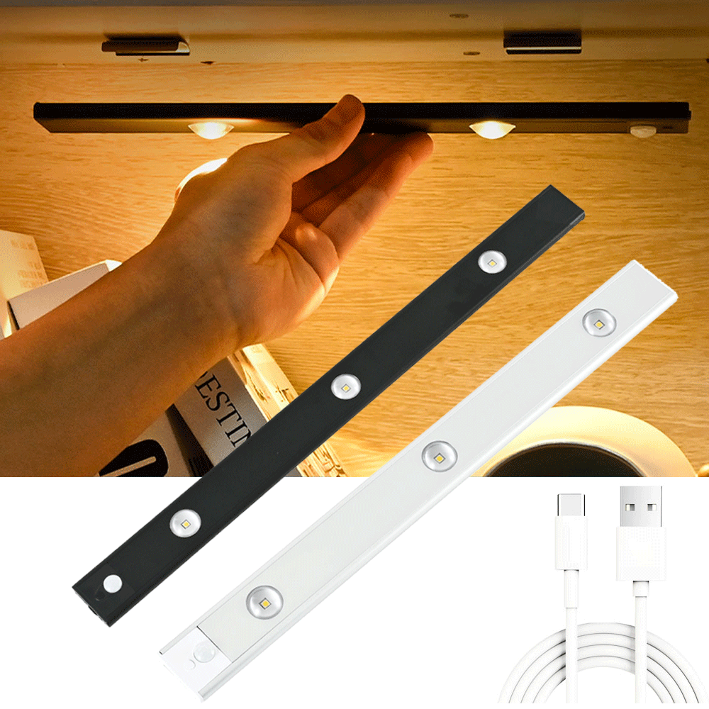 USB LED Night Light Motion Sensor Wireless Thin LED Home DealSniper.net