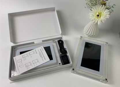 Acrylic Digital Photo Video Frame Battery New Home Decor Gym From House