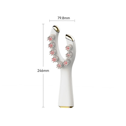 Head EMS Micro Current Red Light Hand Massager Health dealsniper-net