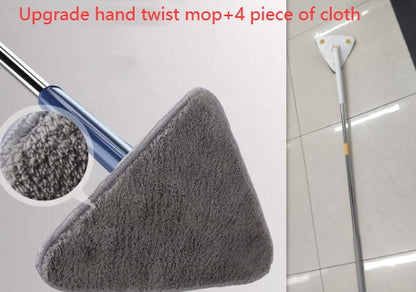 Extendable Triangle Mop 360 Rotatable Adjustable Cleaning Mop House dealsniper-net White 3 Style