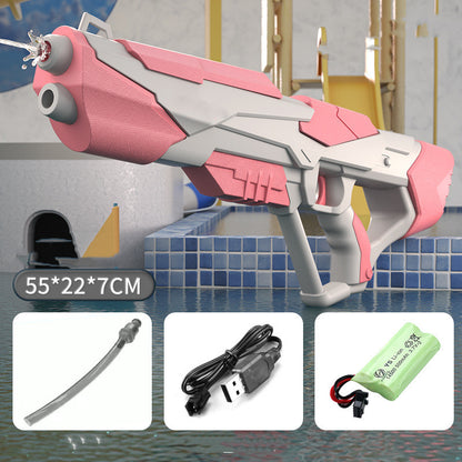 Space Water Gun Electric Automatic Toys For Children Kids DealSniper.net Pink USB