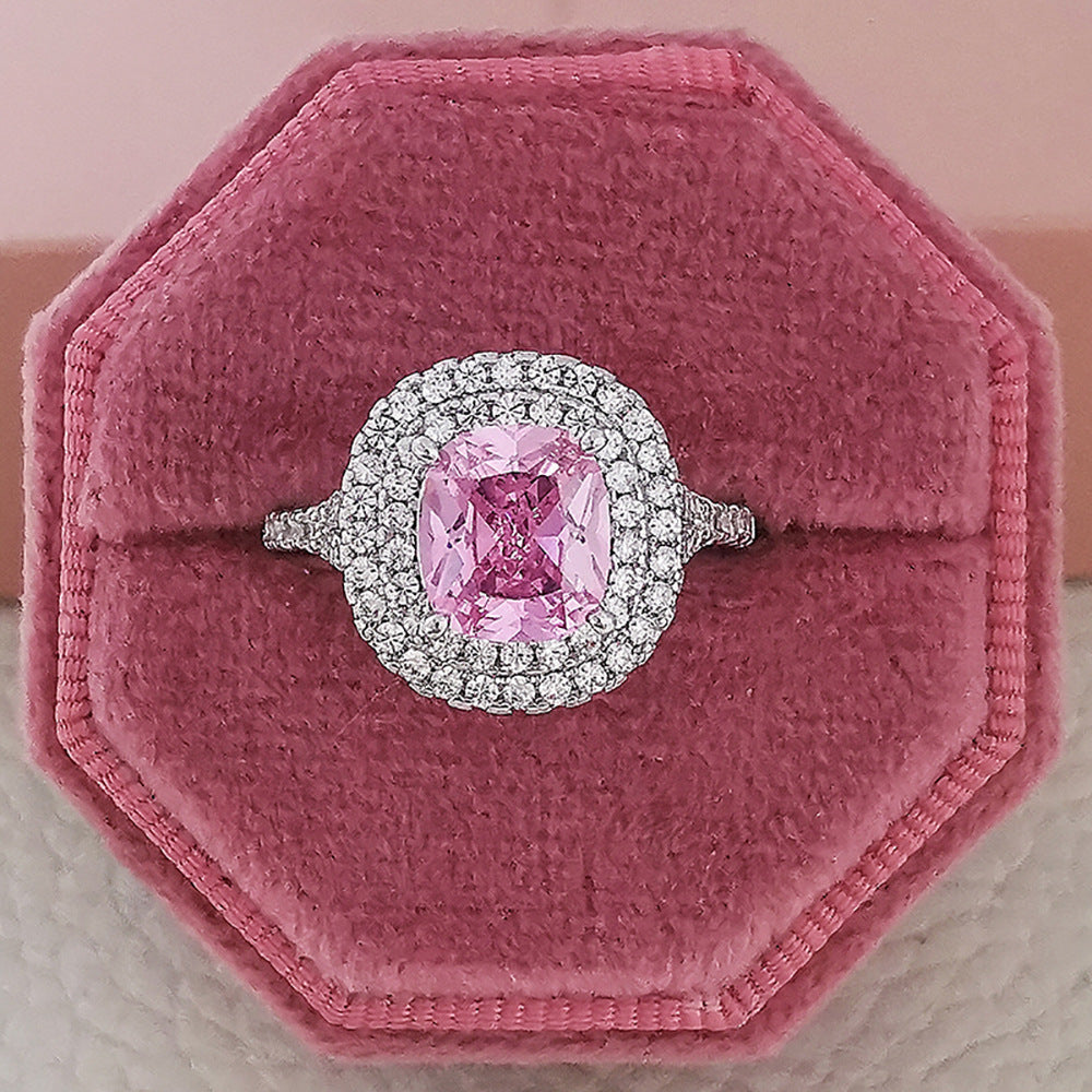 Fashion Jewelry Luxury Multicolor Charm Cubic Zirconia Rings Jewelry DealSniper.net