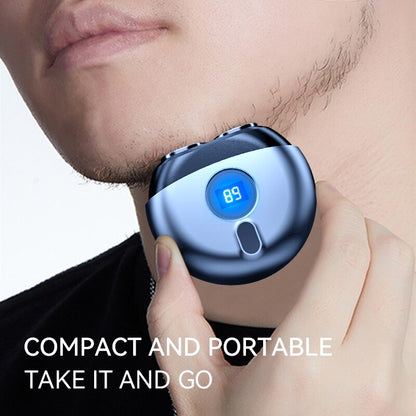 Mini Electric Razor Travel Men's Shaver LED Power Display Beauty dealsniper-net