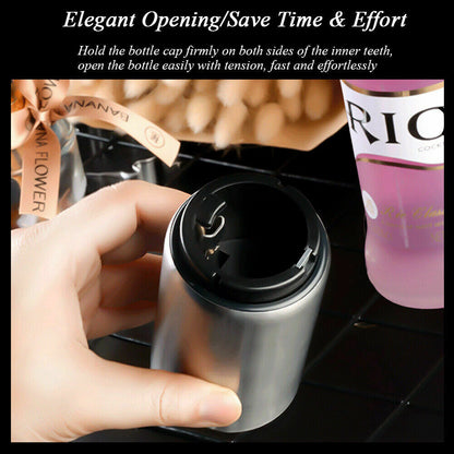 Automatic Beer Soda Bottle Opener Push Down Opener For Bar Cap Bottle Magnetic Automatic Beer Soda Bottle Opener Push Down Opener For Bar Cap Bottle Magnetic Kitchen dealsniper-net