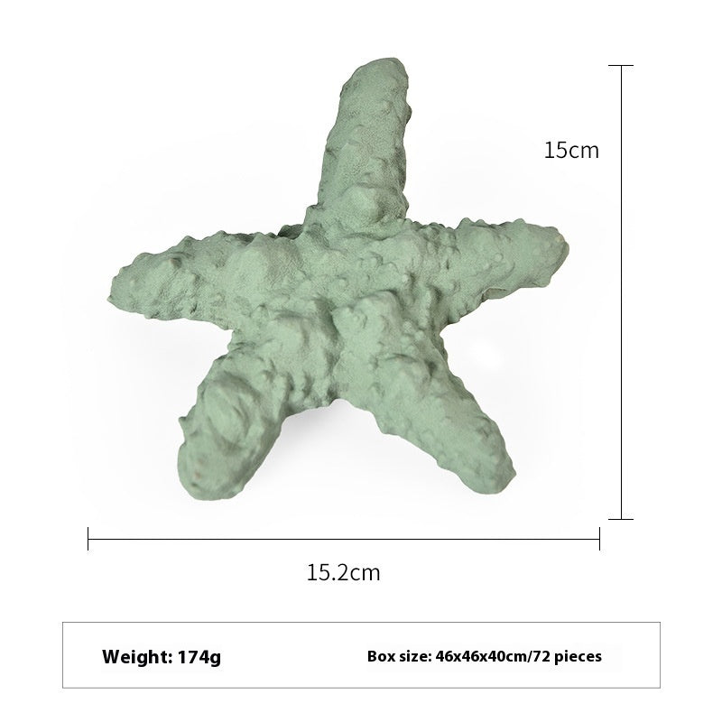 Dog Food Leakage Deep Sea Shark Rubber Dog Toys Pets dealsniper-net Starfish Green