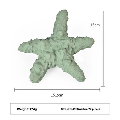 Dog Food Leakage Deep Sea Shark Rubber Dog Toys Pets dealsniper-net Starfish Green