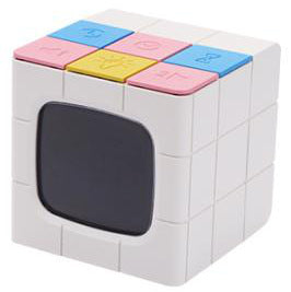 Alarm Clock Creative Time Rubik's Cube Model Crafts Home Home dealsniper-net D USB