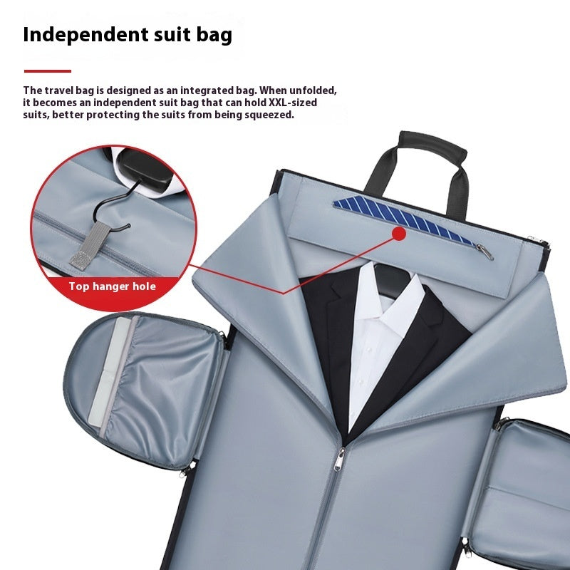 High Quality Waterproof Suit Bag For Men Large Capacity