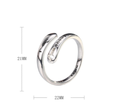 Trendy Hollow Cross Ring Temperament Jewelry Gym From House 925Silver Plating