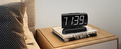 New LED 90-degree Rotating Clock