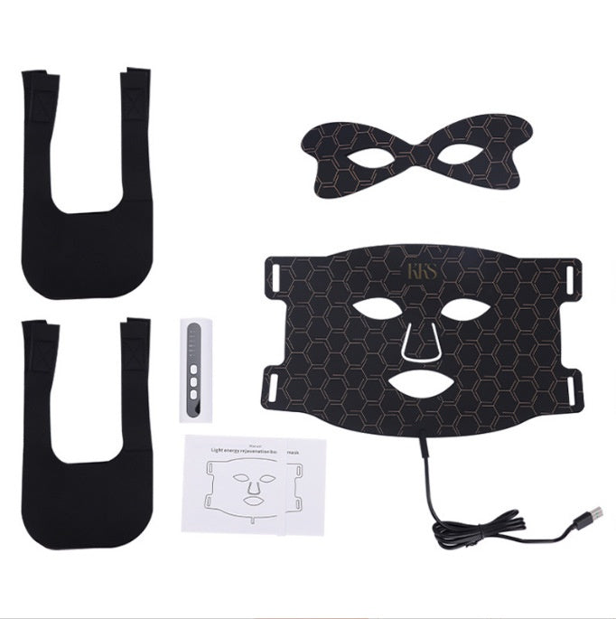 9D Beauty Mask, Photon Rejuvenation LED Silicone Mask Beauty DealSniper.net