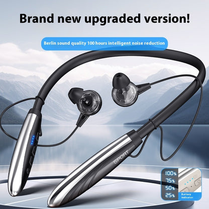 Neck Wireless Bluetooth-compatible Earphones 9D Stereo Electronics dealsniper-net