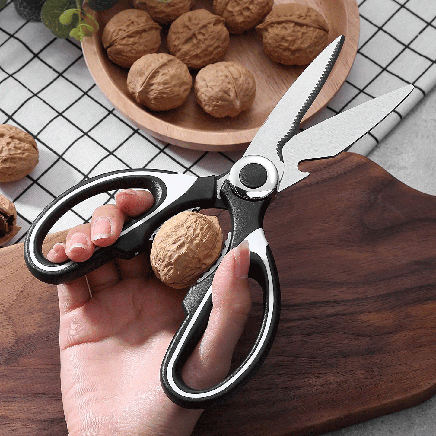 Kitchen Shears Scissors Heavy Duty Cooking Food Meat Chicken Utility Kitchen DealSniper.net