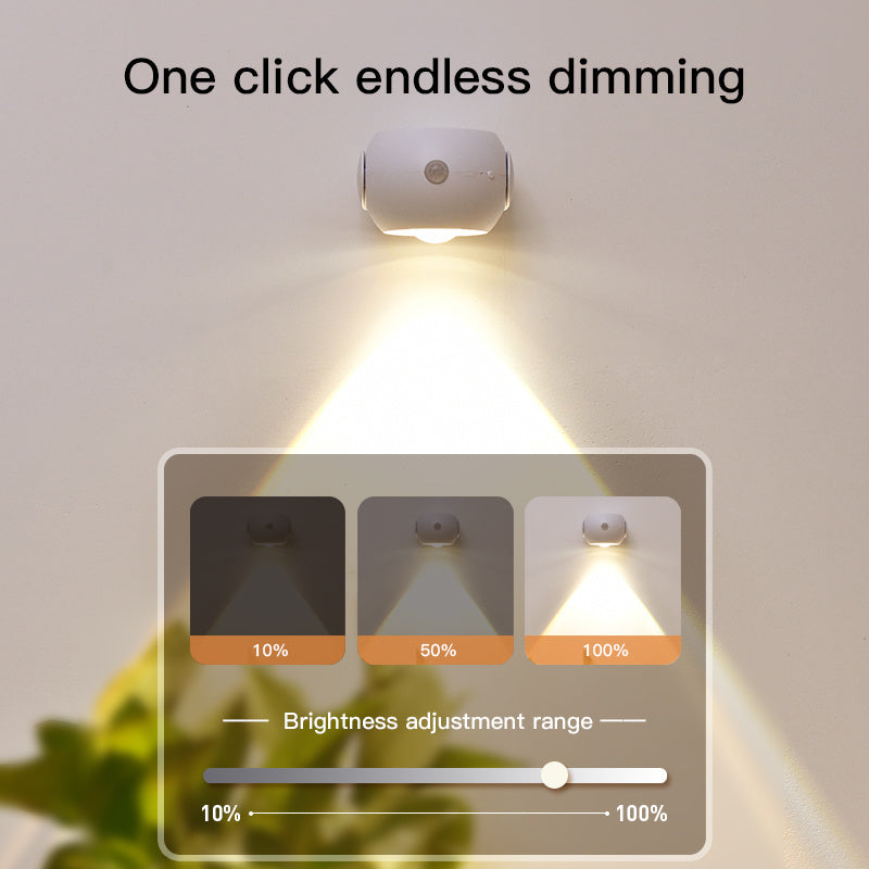 Adjustable Angle Human Sensing Light, Wireless Sunset Light, Indoor Spotlight, House DealSniper.net