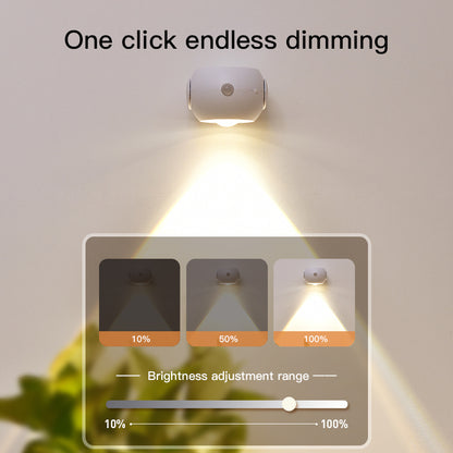 Adjustable Angle Human Sensing Light, Wireless Sunset Light, Indoor Spotlight, House DealSniper.net