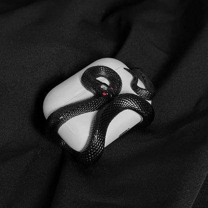 Creative Horrible Snake Wireless Earphone Case Headset Protective Case Electronics dealsniper-net
