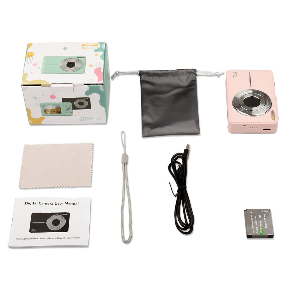 Mini Digital Camera Children's HD Digital Camera Electronics DealSniper.net Pink With 32G Memory Card AU