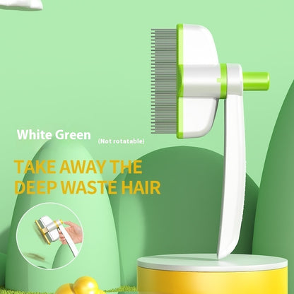 Cat Comb Tie Removal Floating Hair Magic Long Hair Pet Self-Cleaning Pets Gym From House White Green